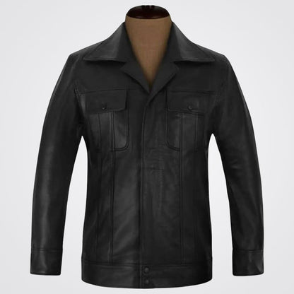 Elvis Presley Black Leather Suit