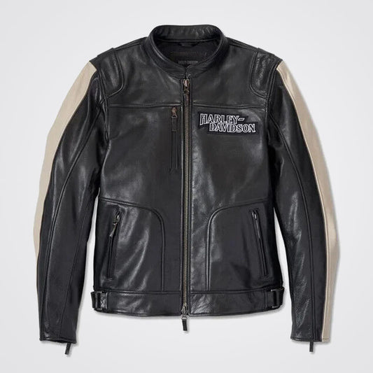 Harley-Davidson Enduro Screamin' Eagle Black Leather Jacket