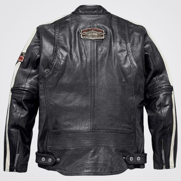 Harley-Davidson Raceway Screamin Eagle Men's Leather Motorcycle Jacket