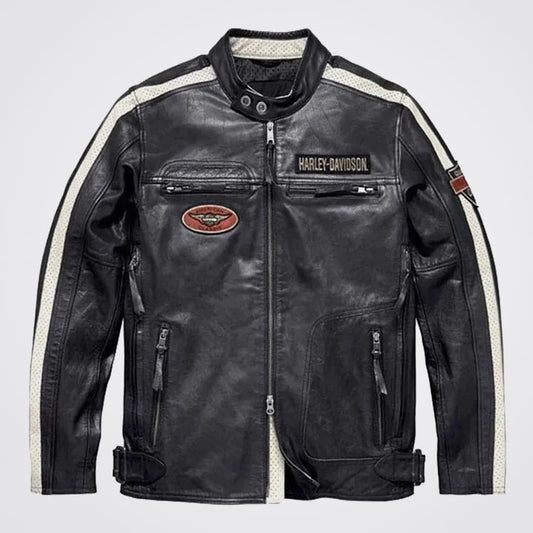 Harley-Davidson Raceway Screamin Eagle Leather Jacket