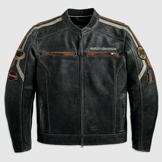 Harley Davidson Men's Cowhide Leather Jacket