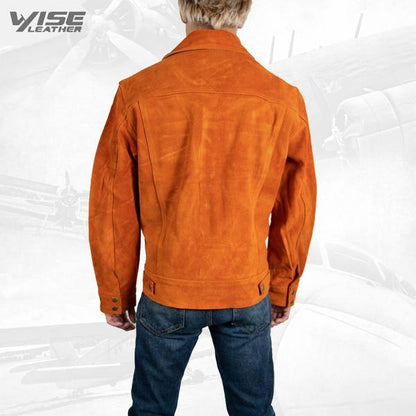Men Exclusive Jacket Missochen Pure Suede Leather Jacket - Wiseleather