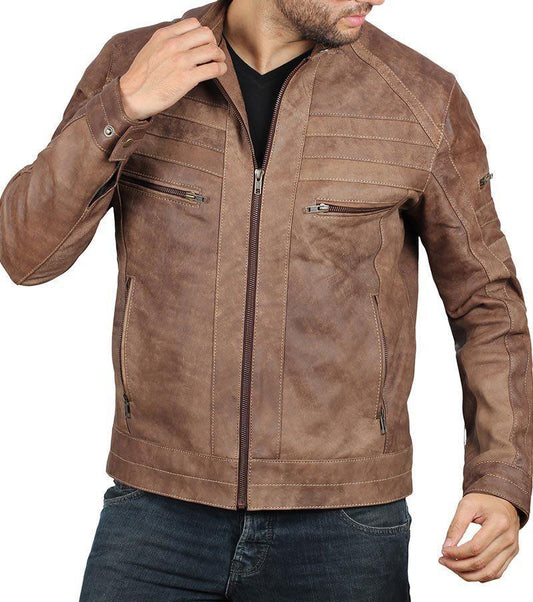 Douglas Brown Leather Jacket
