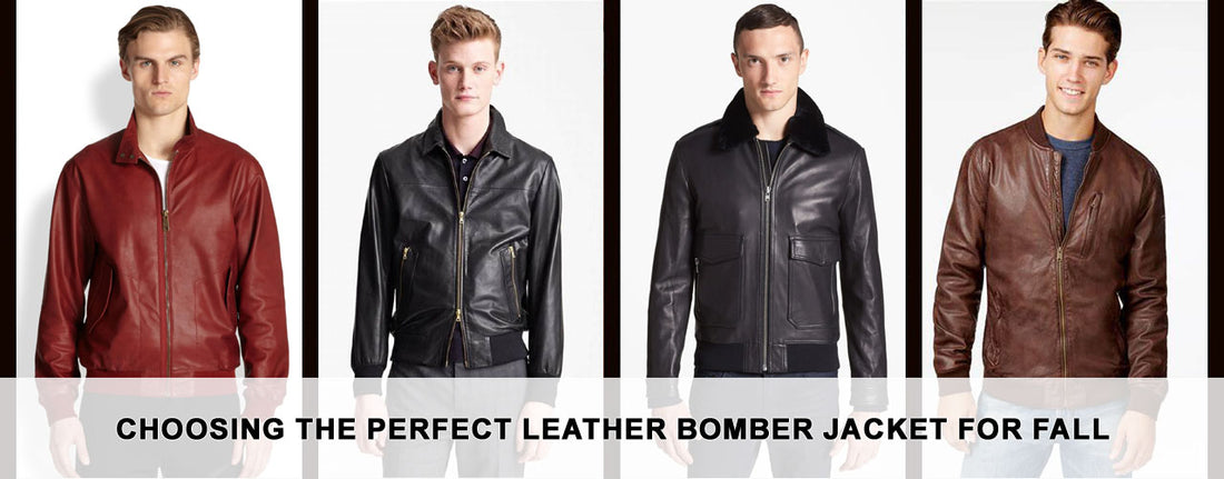 Choosing the Perfect Leather Bomber Jacket for Fall