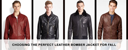 Choosing the Perfect Leather Bomber Jacket for Fall