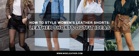How to Style Women's Leather Shorts: Leather Shorts Outfit Ideas