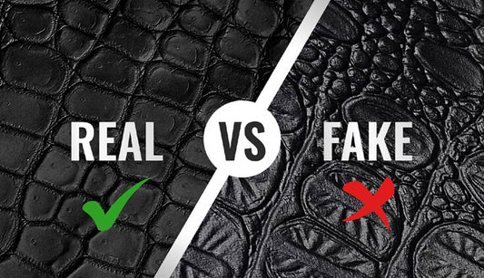 Real Leather vs. Fake Leather