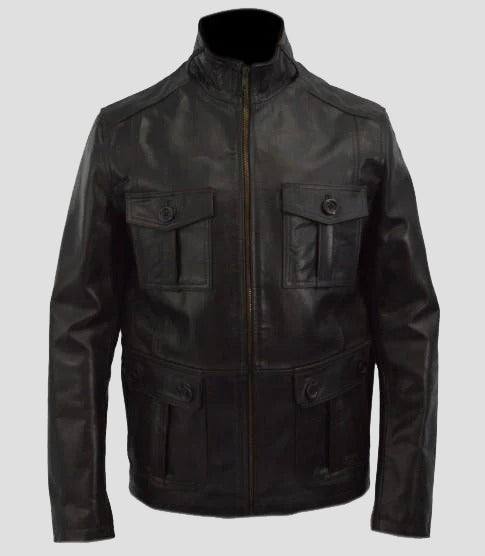 22 Jump Street Leather Jacket - Ice Cube Motorcycle Jacket