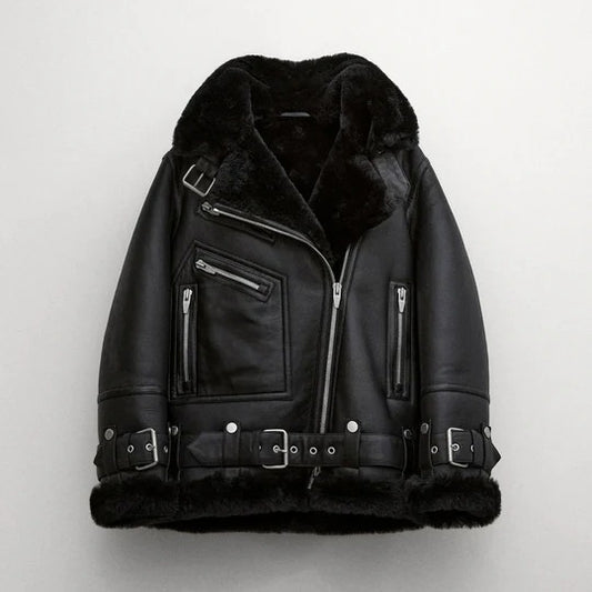 B3 RAF Aviator Sheepskin Leather Jacket