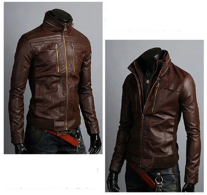 Brown Biker Jacket