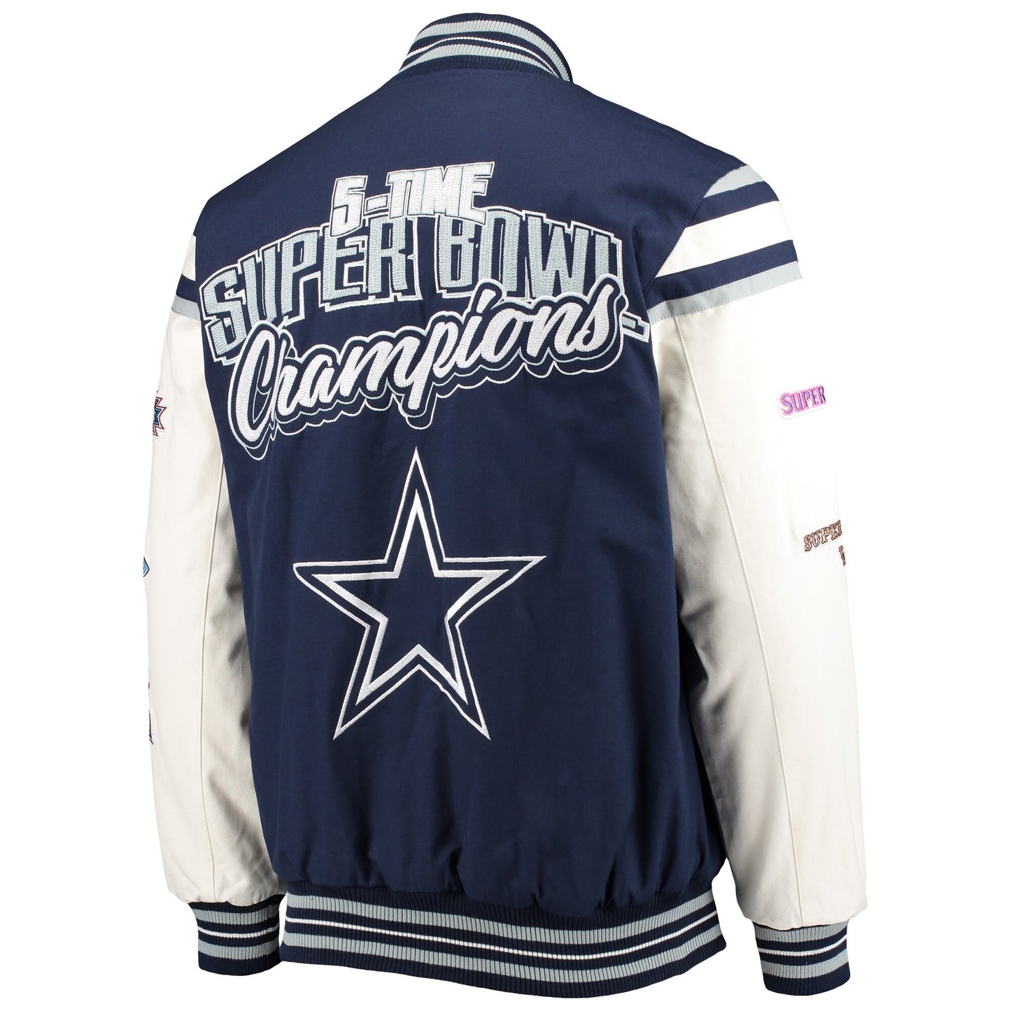 Dallas Cowboys 5 Time Super Bowl Champions Jacket