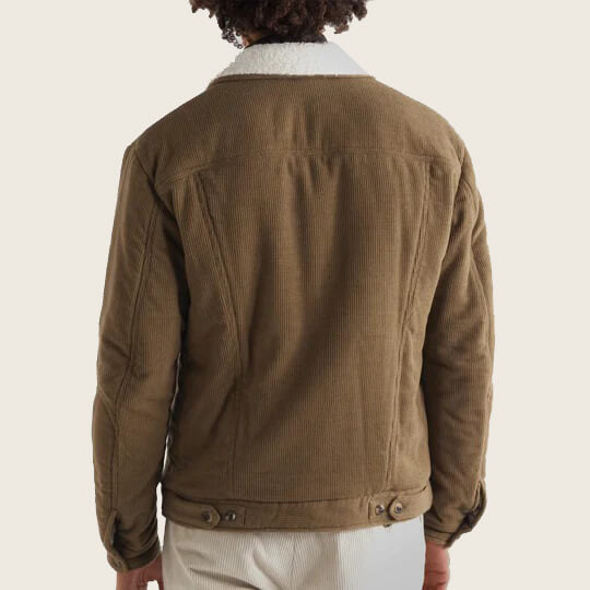 Dark Brown Corduroy Jacket