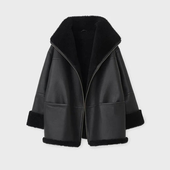 Style Upgrade: Women's B3 RAF Aviator Shearling Jacket