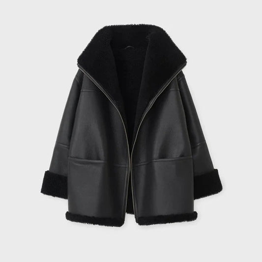 Style Upgrade: Women's B3 RAF Aviator Shearling Jacket