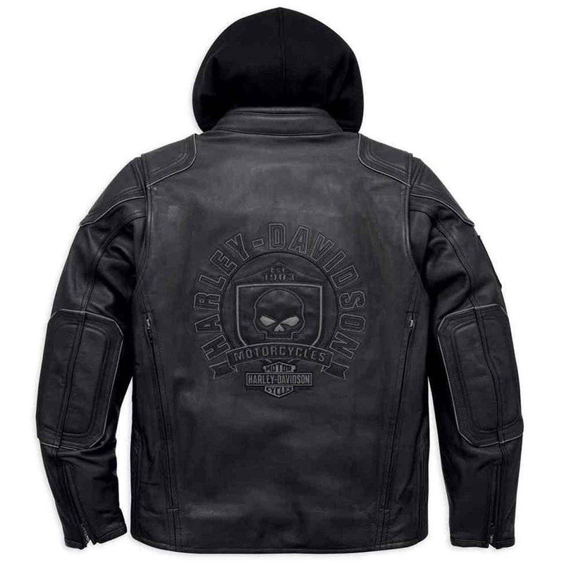 Harley-Davidson Aurora Willie G Skull Men’s 3-in-1 Leather Jacket