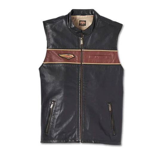 Harley Davidson 120th Anniversary Commemorative Leather Vest