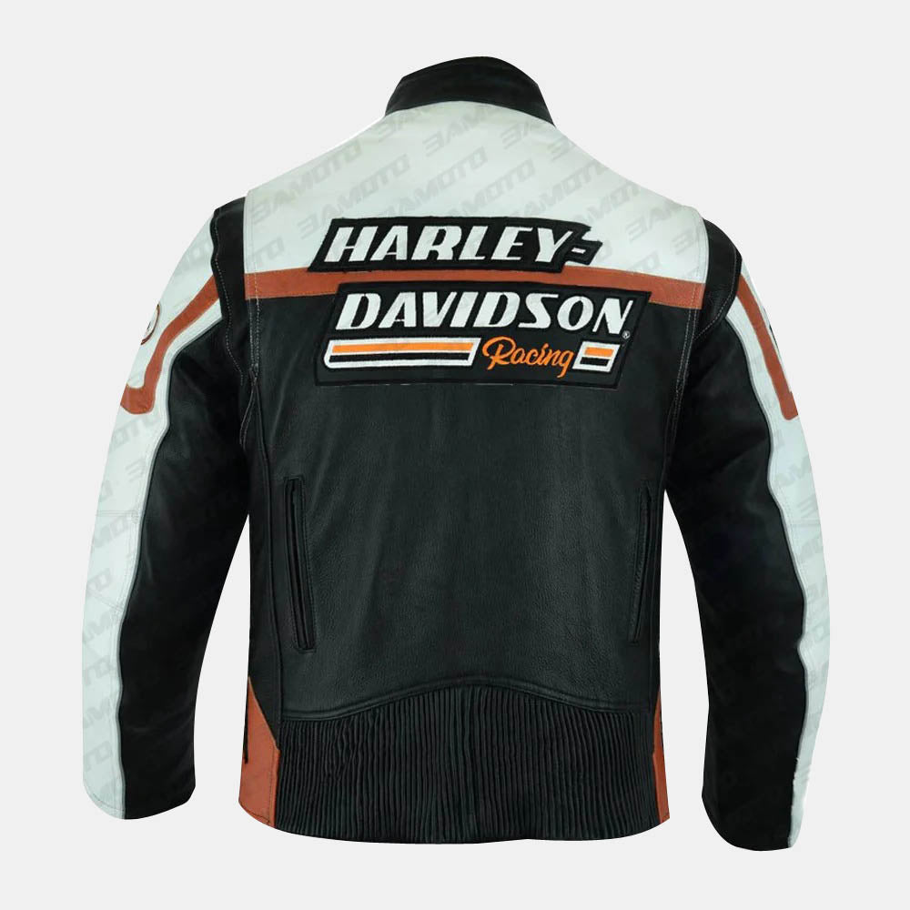 Harley Davidson Men's Raceway Screamin Eagle Leather Jacket