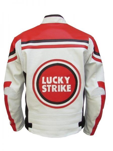 Lucky Strike Sport Motorcycles Racing Leather Jacket