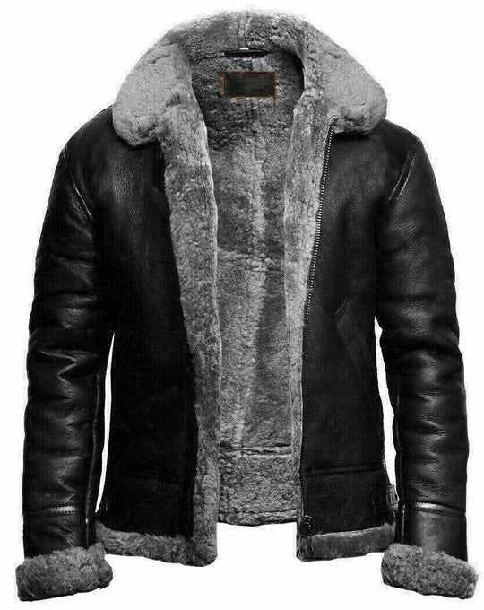 Elevate Style with Maverick B3 Bomber Leather Jacket
