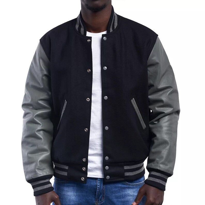 Custom Baseball Varsity Bomber Jacket - Letterman Jacket