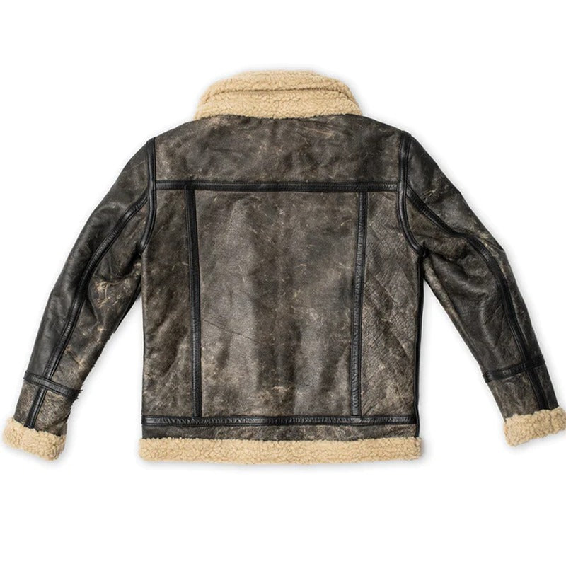 Men's Shearling Leather Jacket