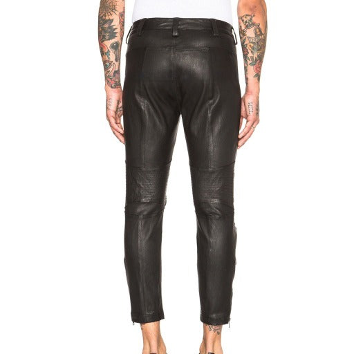 Black Leather Trouser