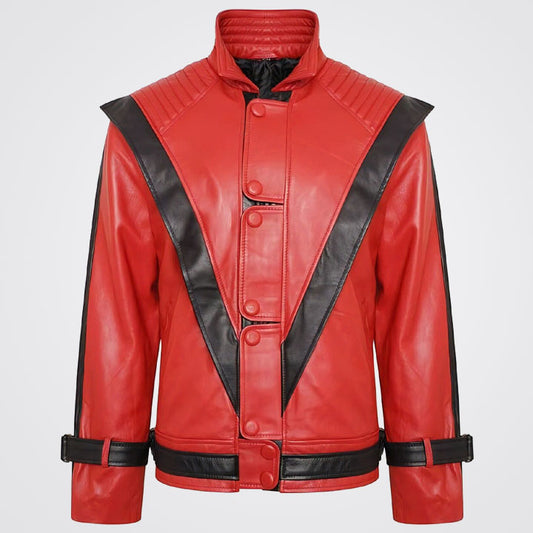 Men's MJ Thriller Michael Jackson leather jacket