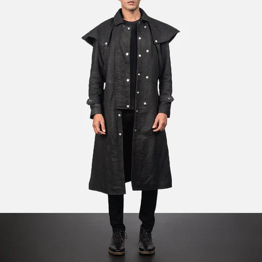 Duster Coat - Leather Duster Coats for Men - Leather Dusters