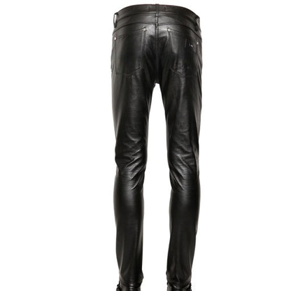 Genuine Leather Pant Black