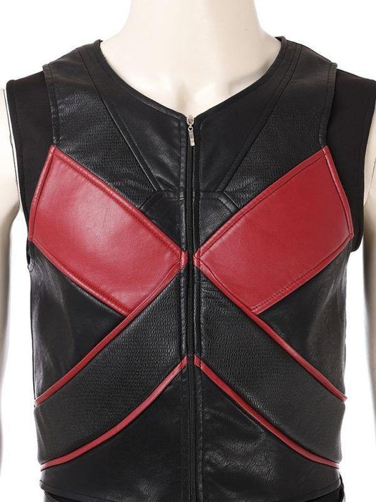 Deadpool Movie Leather Vest - Wiseleather