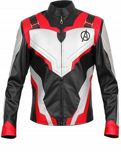 Avengers Endgame White Leather Jacket - Quantum Realm Jacket