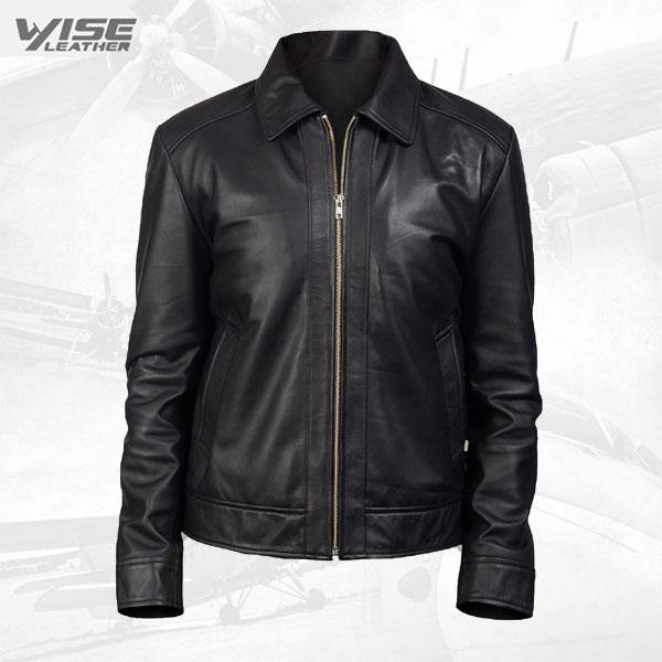 90’S Style Leather Jacket For Men - Wiseleather