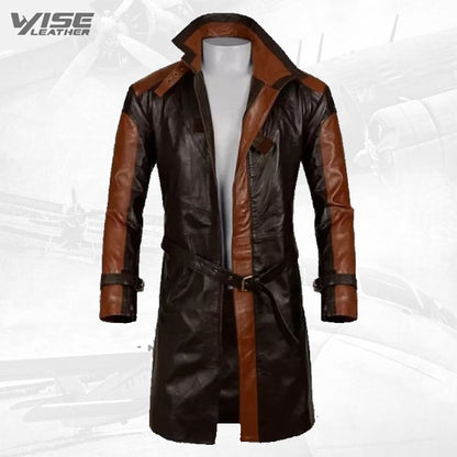 Aiden Pearce Watch Dogs Trench Coat - Pure Leather Trench Coat