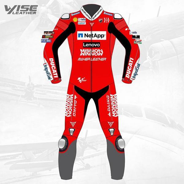 Andrea Dovizioso Ducati Motorcycle Leather Suit - Wiseleather