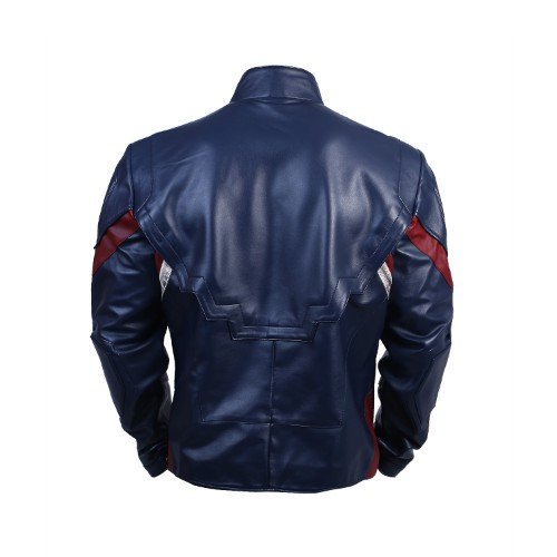 Captain America Infinity War Genuine Leather Jacket Waxed