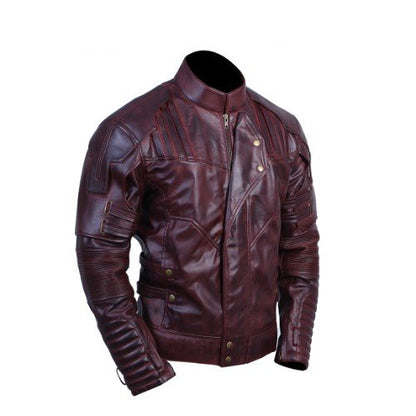 Avengers Infinity War Star Lord Genuine Leather Jacket