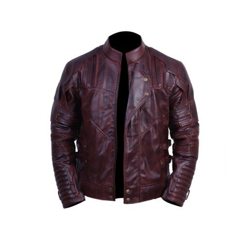 Avengers Infinity War Star Lord Genuine Leather Jacket