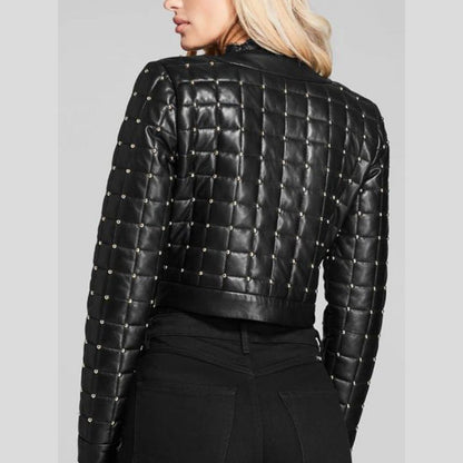 Mary Hamilton Batwoman Black Quilted Jacket