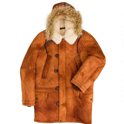 Long Sheepskin Parka Jacket