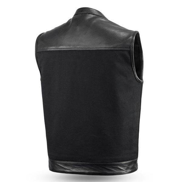 Best Manufacturing Leather Vest With Collar - Wiseleather