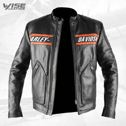 Bill Goldberg WWE Harley Davidson Motorcycle Leather Jacket