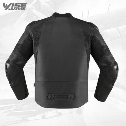 Black High Quality Motorcycle Leather Jacket
