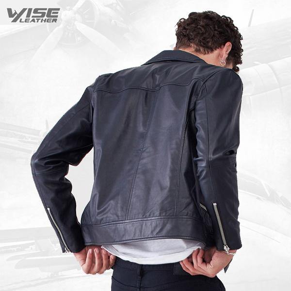 Black Leather Jacket For Men - Wiseleather