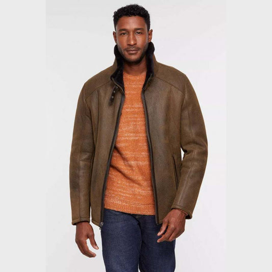 Brown Shearling Jacket