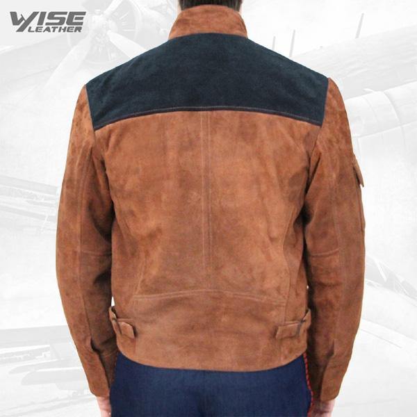 Brown Solo Suede Leather Jacket