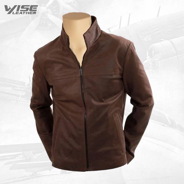 Brown Suede Leather Jacket - Wiseleather