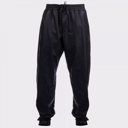CASUAL AND FUNKY BAGGY LEATHER PANT - Wiseleather