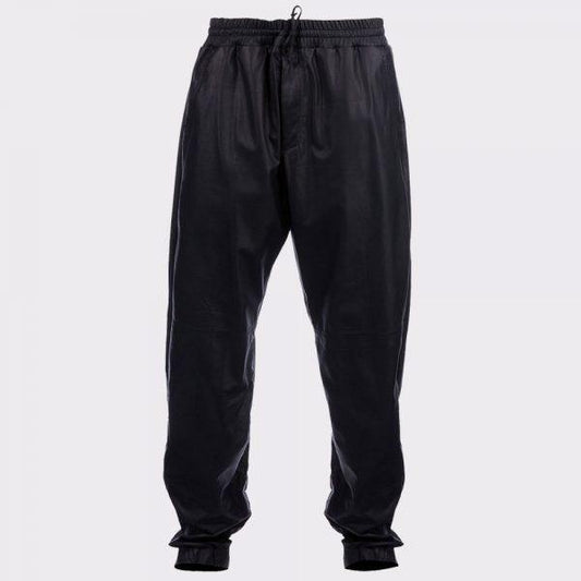 Casual and Funky Baggy Leather Pant - Leather Pants for Men