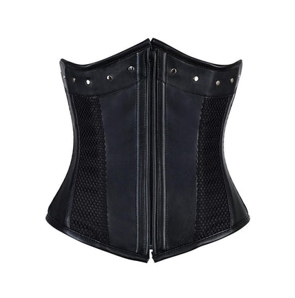 Lizanne Faux Leather Gothic Underbust Corset