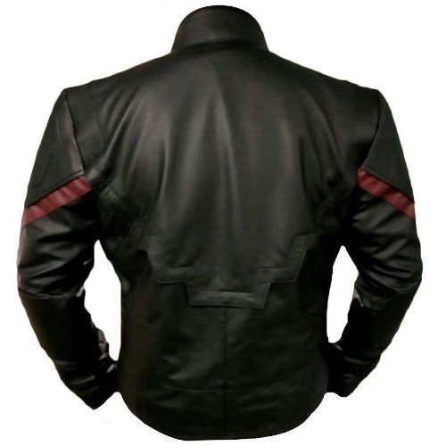 Captain America All Black Genuine Leather Jacket